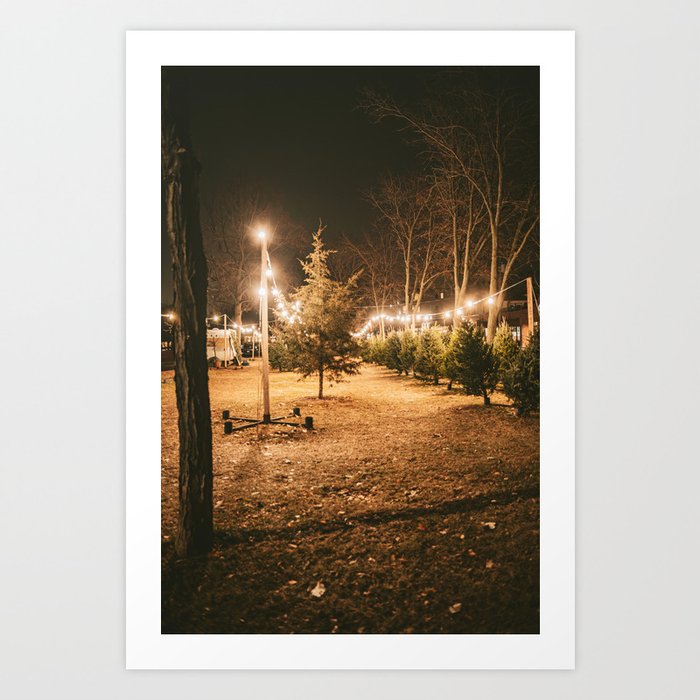 Tree Farm | Christmas in Minneapolis | Street Photography Art Print