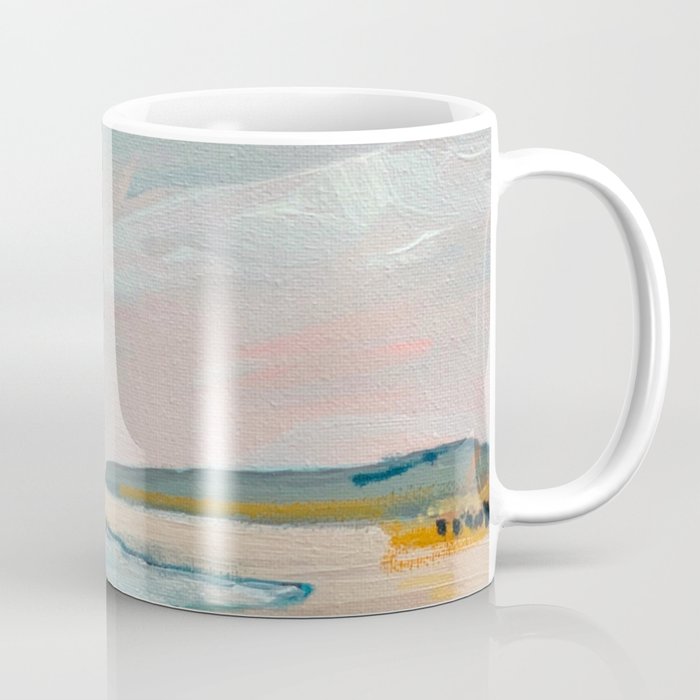 Pastel Crane Beach Coffee Mug