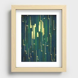 Night in the swamps Recessed Framed Print