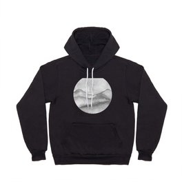 Soft Grey Mountain Range Hoody