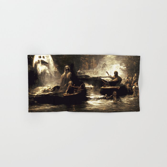 The damned souls of the River Styx Hand & Bath Towel