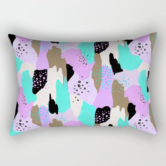 Party in my tummy Rectangular Pillow