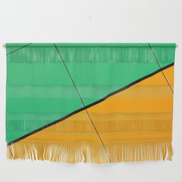 Yellow and Green Wall Hanging