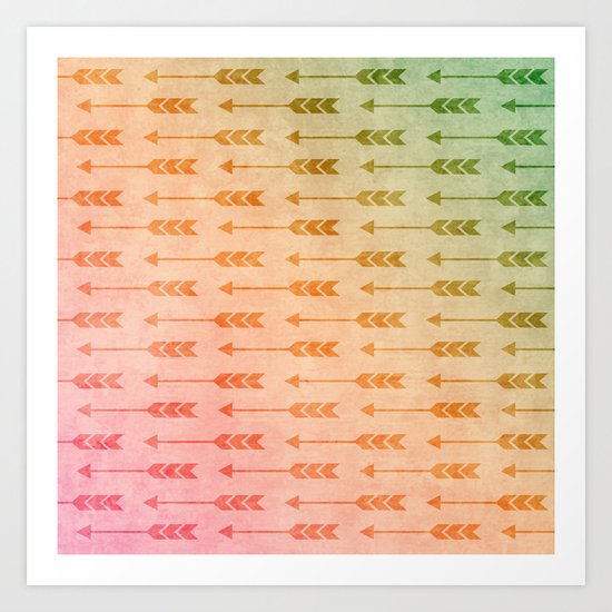 Aztec Pattern 03 Art Print