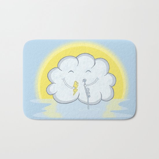 Breakfast Before Rain Bath Mat