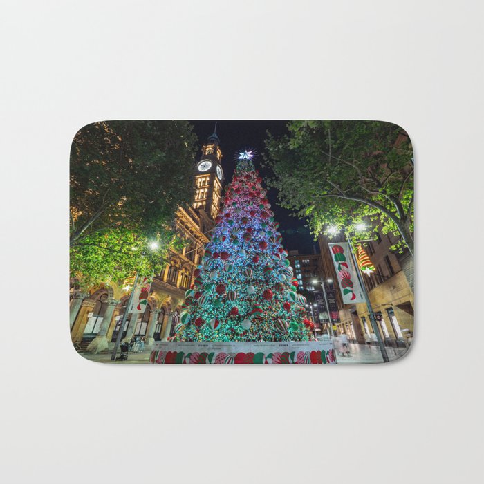 Christmas Tree, Martin Place, Sydney Bath Mat