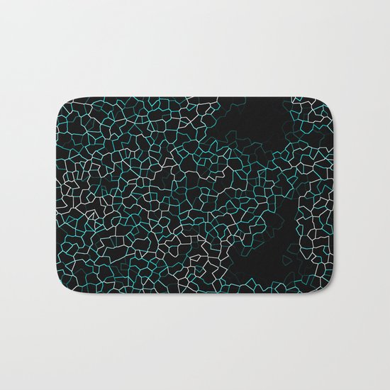 Aqua Crackle Bath Mat