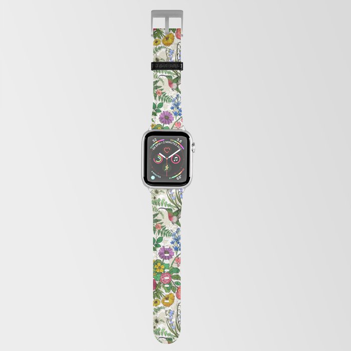 Wildflower Hummingbird Garden Apple Watch Band
