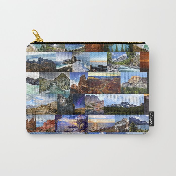 Nature Photo Collage Carry-All Pouch