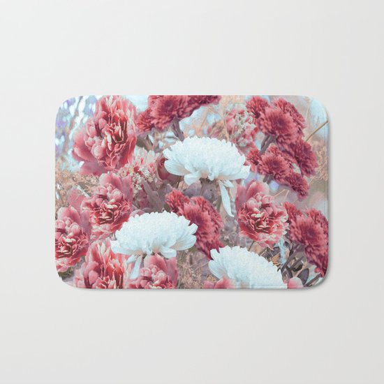 Summer bouquet - #Society6 #buyart Bath Mat