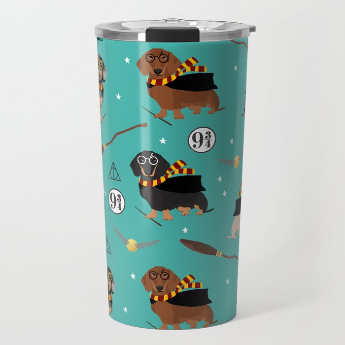 Sausage dog clearance travel mug
