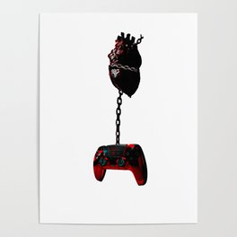 Heart connection to the console game Poster