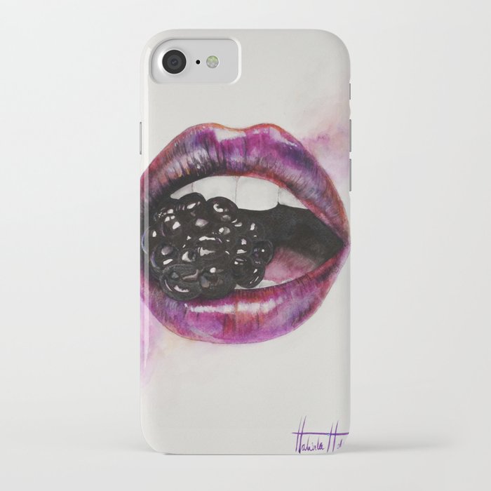 Berry Lips iPhone Case