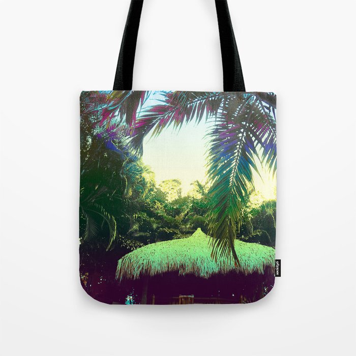 Tropical Oasis Prism Tote Bag