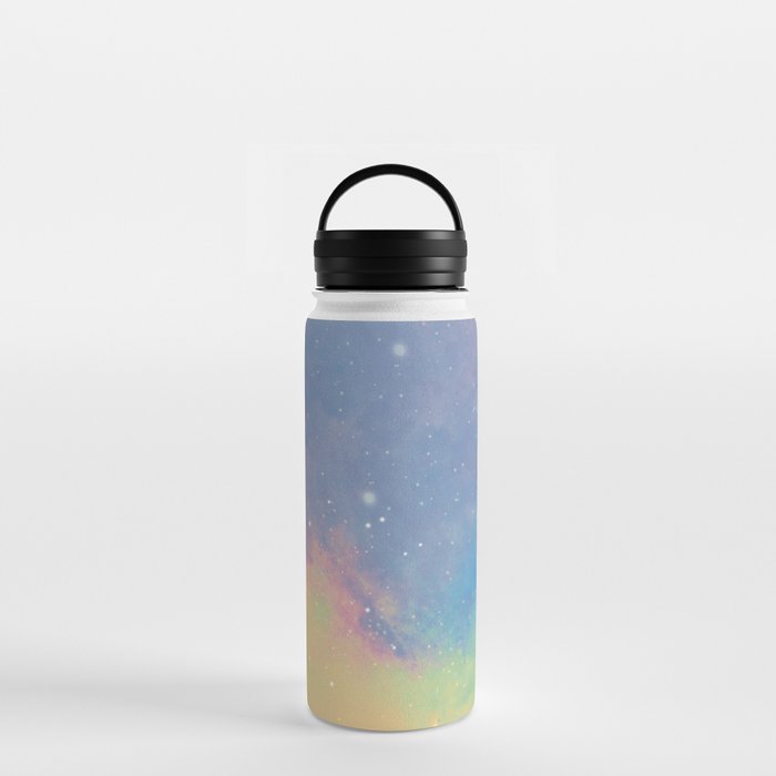 Neon Galaxy Water Bottle