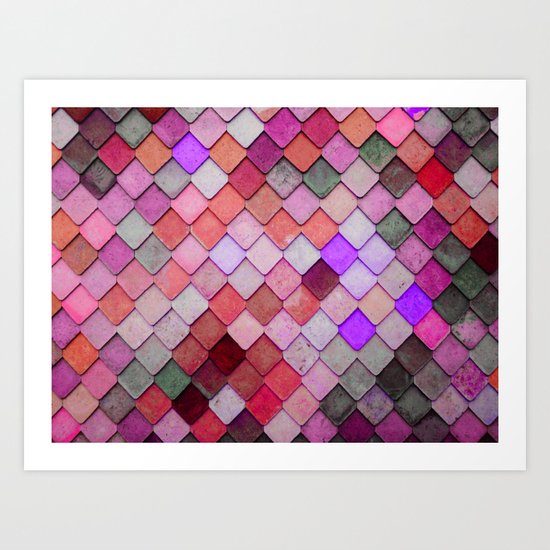PRETTY - rose palette Art Print