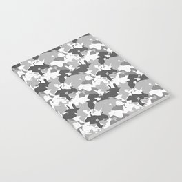 Grey camo pattern  Notebook