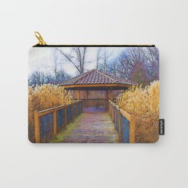 The Pavilion By The River Sketched Carry-All Pouch