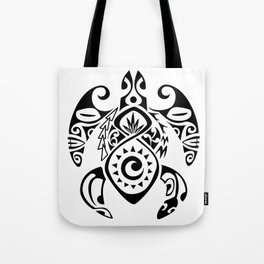 Maori sea turtle Tote Bag