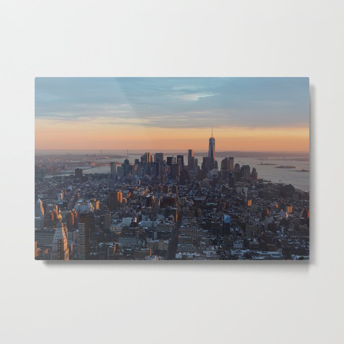 Sunset in NYC Metal Print