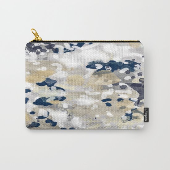 Nigel - Abstract art painting brushstrokes free spirt dorm college masculine feminine art print cali Carry-All Pouch