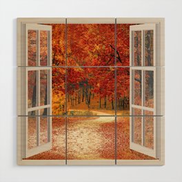 Autumn is coming | OPEN WINDOW ART Wood Wall Art