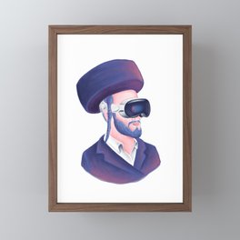 Towards the Prophecy: Hasid in VR Framed Mini Art Print