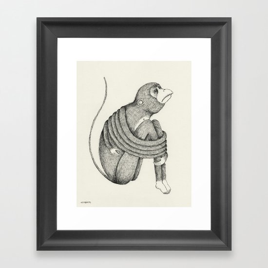'Insecurity' Framed Art Print