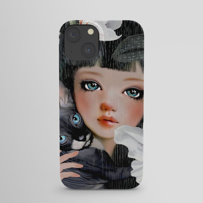 Sphynx Among Orchids iPhone Case
