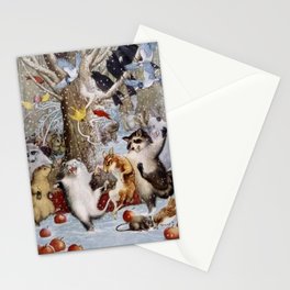Woodland Animals Christmas in the Woods Stationery Card