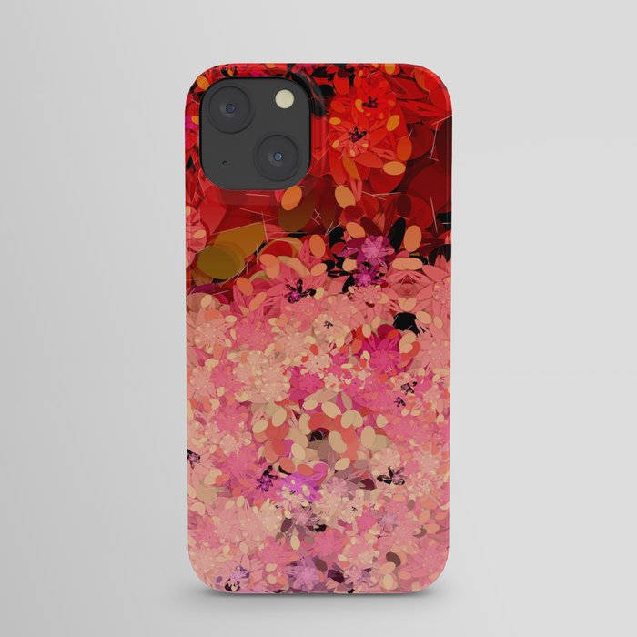 Two Different Worlds -- Floral Pattern iPhone Case