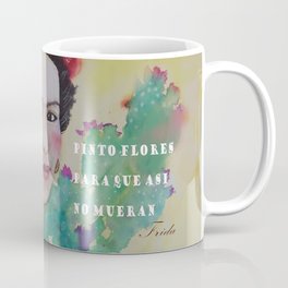 frida y las flores Coffee Mug