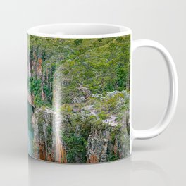 Canyons de Furnas, Minas Gerais, Brazil. Big canyons with green water river and Cerrado vegetation. Coffee Mug