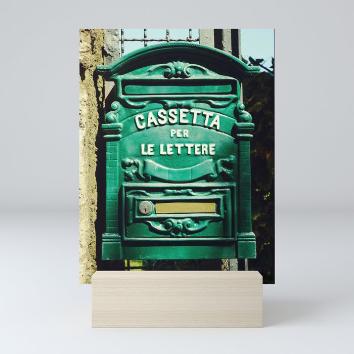 Italian Mailbox - Vintage Urban Objects - Letter from Italy Mini Art Print