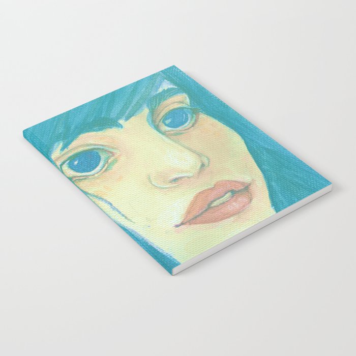 Blue girl Notebook
