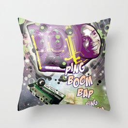 MOTHER BEATBOXX Throw Pillow