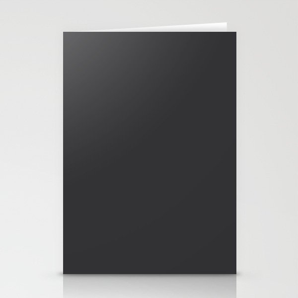 Carbon Gray Stationery Cards