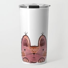 Brown Cat Travel Mug