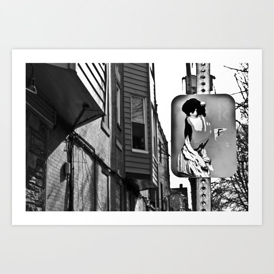 Cross Paths Art Print