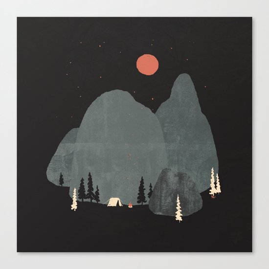 Last Night at Big Rock... Canvas Print