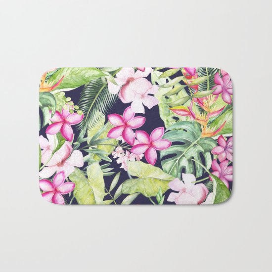 Tropical Garden Bath Mat