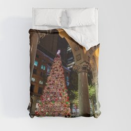 Christmas Tree, Martin Place, Sydney Duvet Cover