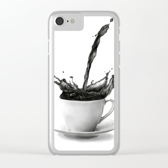 Coffee Clear iPhone Case