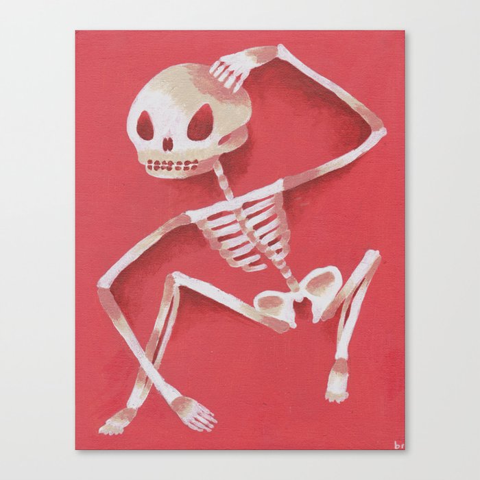 bag of bones Canvas Print