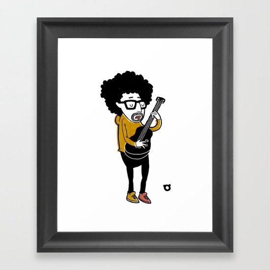 001_bass Framed Art Print