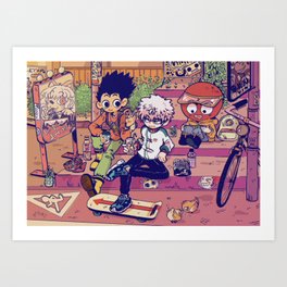 Killua Zoldyck Hunter X Hunter art prints online, buy art prints online,  prints for sale, art prints Canvas Print / Canvas Art by Favor Ama-Iruobe -  Fine Art America