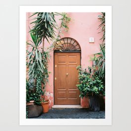 Front door of Rome | Travel photography Italy - pastel tones in Europe Art Print