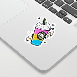 Pan and Caffeinated  Sticker