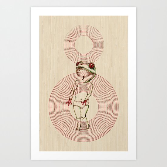 BABY FROG Art Print