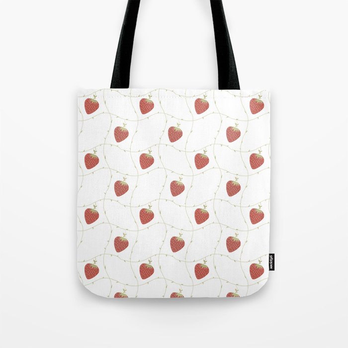 Strawberries & Vines Tote Bag